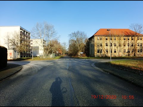 Видео: Jüterbog2.От КПП рампы к Дому офицеров и к расположению ОРВБ и далее 19.12.2020