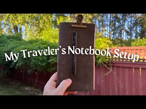 Видео: Настройка и описание моего блокнота путешественника!