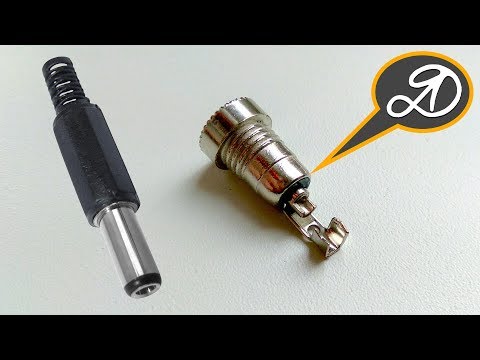 Видео: Пайка разъёмов питания 5,5х2,1. Коннекторы из Китая. Посылка АлиЭкспресс (32)