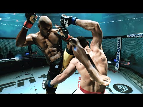 Видео: UFC 5 (4K 60FPS) Подборка брутальных нокаутов и нокдаунов №54