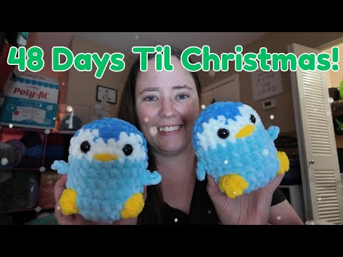 Видео: 48 дней до Рождества | Пингвины и аксолотль за 250 долларов! 🧶🧶🧶