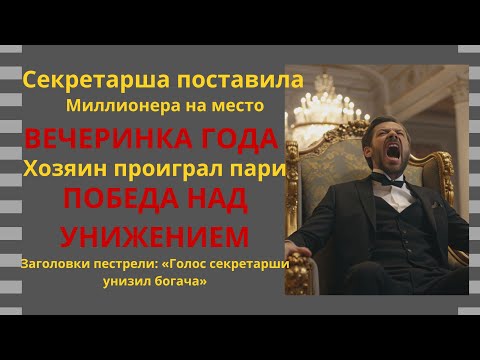 Видео: Смех в зале сменился шоком: секретарша так унизила миллионера, что он...
