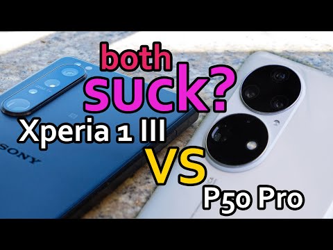 Видео: Huawei P50 Pro vs Xperia 1 III. Видеосъёмка. Сравнения ч.1