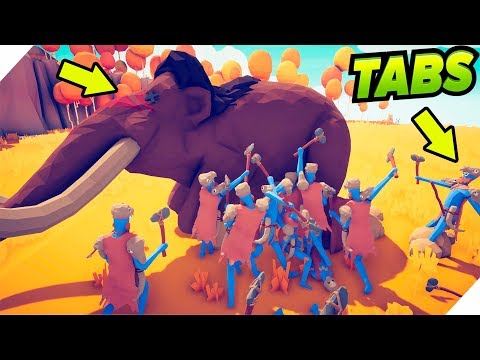 Видео: АБОРИГЕНЫ ТОЛПОЙ НА МАМОНТА TABS 2019 # 2 -17  Totally Accurate Battle Simulator  ТАБС