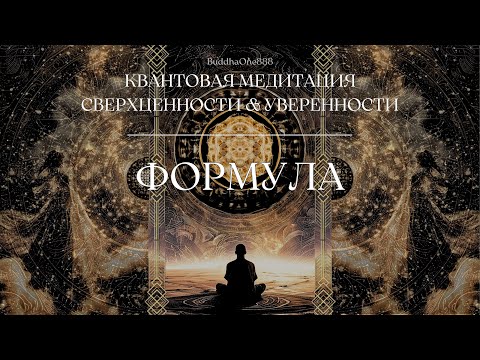 Видео: КВАНТОВАЯ МЕДИТАЦИЯ СВЕРХЦЕННОСТИ & УВЕРЕННОСТИ 432Hz | ФОРМУЛА