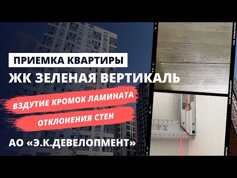 Видео: Обзор ЖК Зеленая вертикаль от застройщика «Э.К.Девелопмент»  / Приемка квартиры специалистом НОПРИЗ