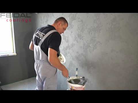 Видео: Шикарная штукатурка типа травертин и глянец венецианки! Отличное сочетание!