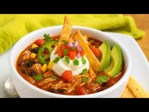 Видео: Лучший куриный суп энчилада // в стиле TexMex ❤️