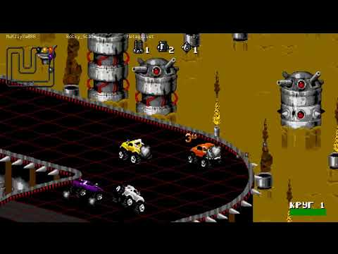 Видео: Rock n Roll Racing hack v17(Гонки под рок-н-ролл)[online 6 players 3x3]27.10.2024(игра 2)