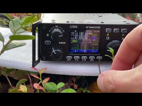Видео: Поход в лес  с трансивером Xiegu g90 @ES1TIA