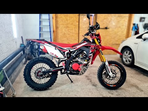 Видео: Маторды KTM на ступицу Honda Regulmoto CR-Z 300