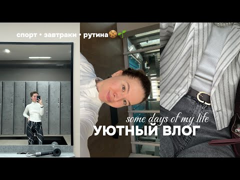 Видео: уютный влог //  йога / новый спортзал / рутина и вкусные завтраки