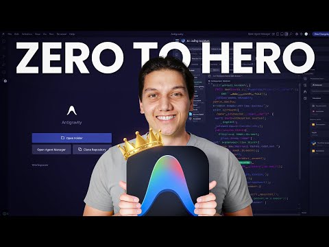Видео: Освойте 85% техники Google Antigravity за 15 минут (вы станете непобедимы)
