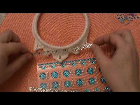 Видео: Вязание крючком праздничной диадемы для девочки