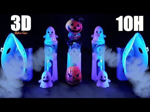 Видео: 💤ASMR: 5 небулайзеров + Хэллоуинский туман 🎃 Гипнотический и расслабляющий звук для глубокого сна 💨