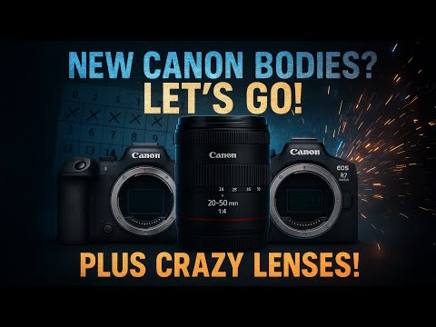 Видео: ОБНОВЛЕНИЯ Canon R6 III и R7 II и шокирующие утечки информации о новых объективах