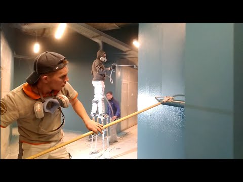 Видео: back rolling - комбинированный метод покраски ( "безвоздушка"+валик) .