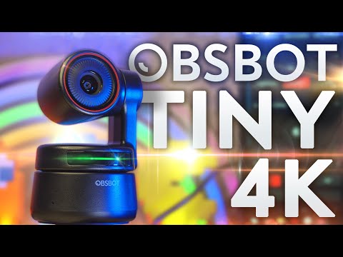 Видео: Крутая и Умная Веб-камера OBSBOT Tiny 4K