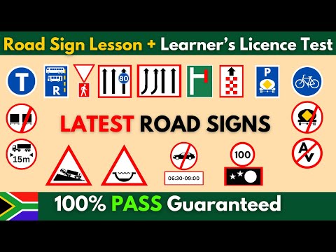 Видео: Новые дорожные знаки для экзамена на водительские права для учащихся 2024 года. (Реальный тест) —...