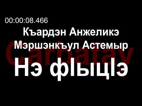Видео: Адыгэ уэрэд | Къардэн Анжеликэ & Мэршэнкъул Астемыр - Нэ фӏыцӏэ (псалъэхэр щӏэтхауэ)