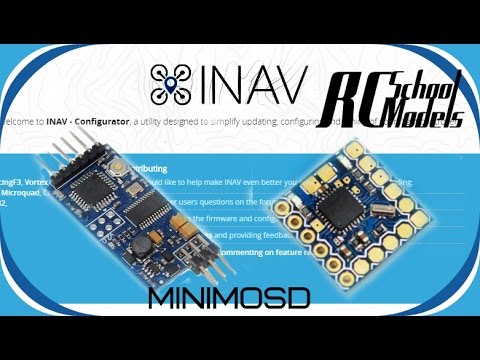 Видео: Прошивка и настройка Micro MinimOSD под ЛК на INAV.