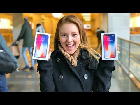 Видео: VLOG: КУПИЛИ IPHONE X! ЭТО БЫЛО НЕПРОСТО! 15.12.17