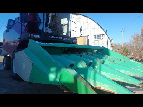 Видео: Жатка КМС-6 на Палессе 812СХ