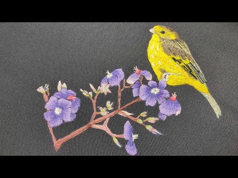 Видео: Как вышить гладью цветы