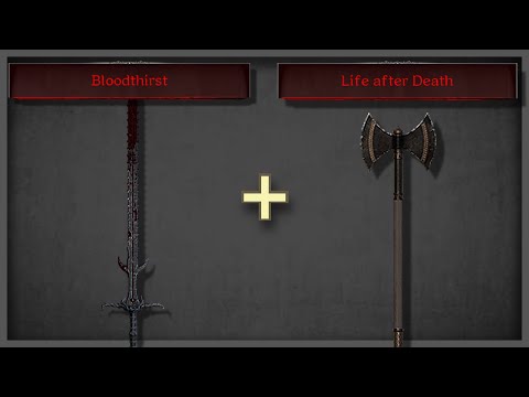 Видео: Я использовал САМЫЙ БЕЗУМНЫЙ комплект «Жажда крови + Жизнь после смерти» на Варваре...