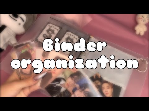 Видео: организация биндера стрэй кидс | stray kids photocards organization | skz binder