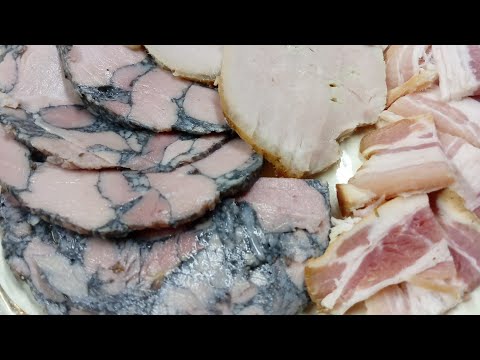 Видео: вкусная мраморная ветчина на праздничный стол