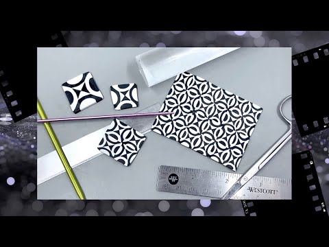 Видео: Урок по созданию трости из полимерной глины в технике зентангл: Трость Хлои (часть 1)