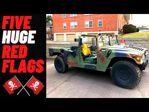 Видео: Пять вещей, которых следует избегать при покупке Humvee