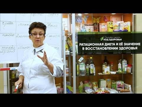 Видео: Ротационная диета и ее значение в восстановлении здоровья.