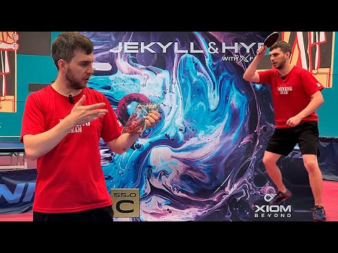 Видео: ВЫБОР HUGO CALDERANO! XIOM JEKYLL & HYDE С 55.0! Обзор на накладку для настольного тенниса