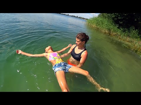 Видео: Vlog Классные Прыжки в воду. День на Озере купаемся