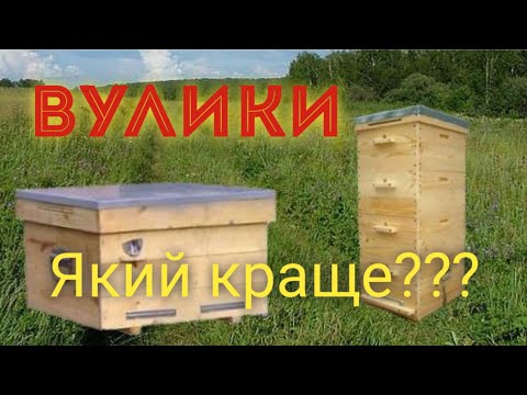 Видео: Вулики. Їх типи. Який краще???