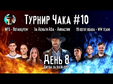Видео: Турнир Чака ★ День 8, раунд 2-1 ★ МИР ТАНКОВ