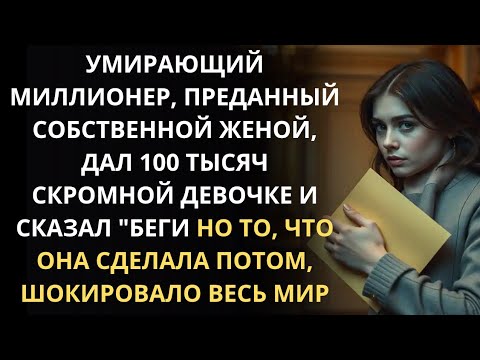 Видео: Умирающий миллионер дал девочке 100 тысяч и сказал 'беги', но её поступок шокировал всех