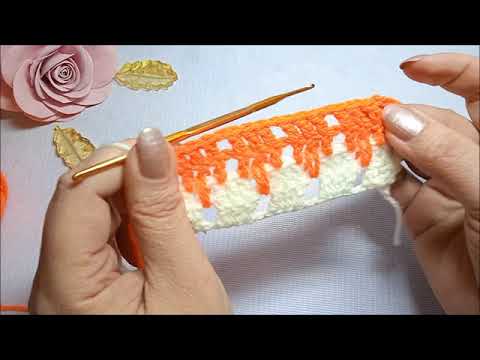 Видео: Простой и красивый узор крючком/Детский плед/Детский узор