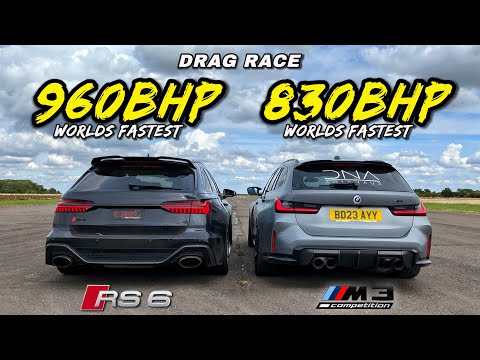Видео: СЕМЕЙНЫЕ УНИВЕРСАЛЫ SAVAGE. BMW M3 TOURING мощностью 830 л.с. против AUDI RS6 мощностью 960 л.с.