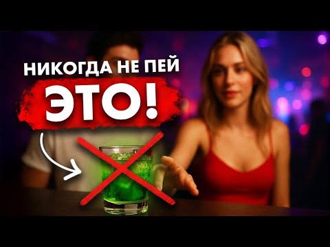 Видео: Опасные напитки для женщин / Как избежать из*силования?