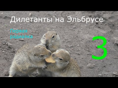 Видео: Дилетанты на Эльбрусе , третья часть , первая радиалка