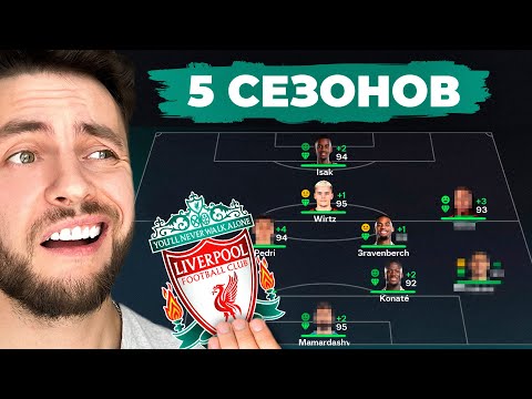 Видео: сыграл 5 СЕЗОНОВ за ЛИВЕРПУЛЬ в КАРЬЕРЕ ТРЕНЕРА в ФК 26