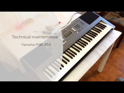 Видео: Техническое обслуживание синтезатора Yamaha PSR-353