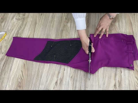 Видео: [DIY] Давайте посмотрим, как чудесно преображаются нестерпимые штаны для скалолазания!