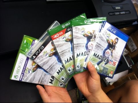 Видео: Распаковка Madden NFL 15 (PS4 / PS3 / Xbox 360)