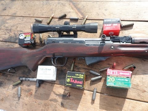 Видео: Карабин СКС. Sks rifle. Стрельба патроном 7.62х39 на точность и пробитие.