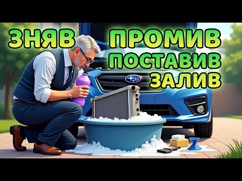 Видео: Повне обслуговування системи охолодження Subaru, заміна термостату.