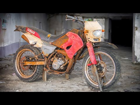 Видео: Реставрация заброшенного мотоцикла Yamaha - Полное видео